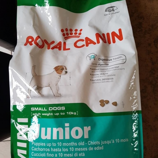 Image pour l'annonce Vente croquettes 8 kg Royal Canin Mini Junior pour chiot jusqu'à 10 kg