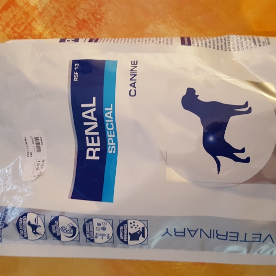 Image pour l'annonce Vends croquettes royal canin renal special, sac 2 kg neuf.