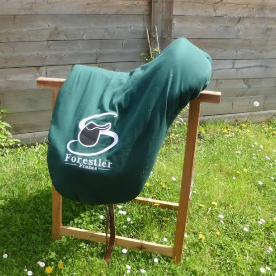 Image pour l'annonce "Selle Trec marque "Forestier", doublée veau 5/5"